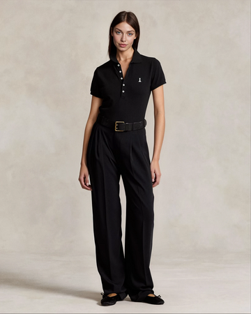 The Iconic Black Royce Polo Shirt