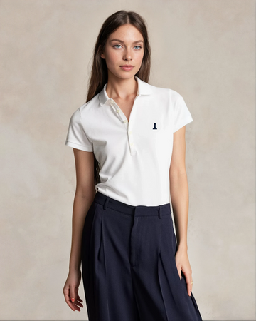 The Iconic White Royce Polo