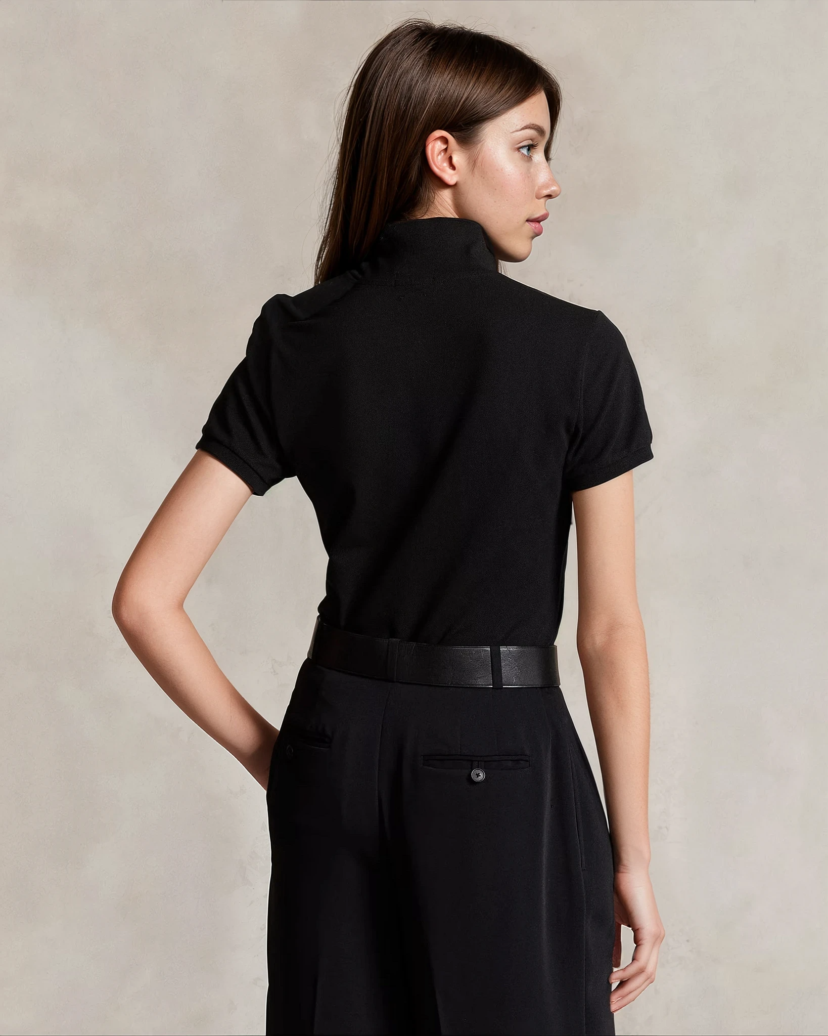 The Iconic Black Royce Polo Shirt