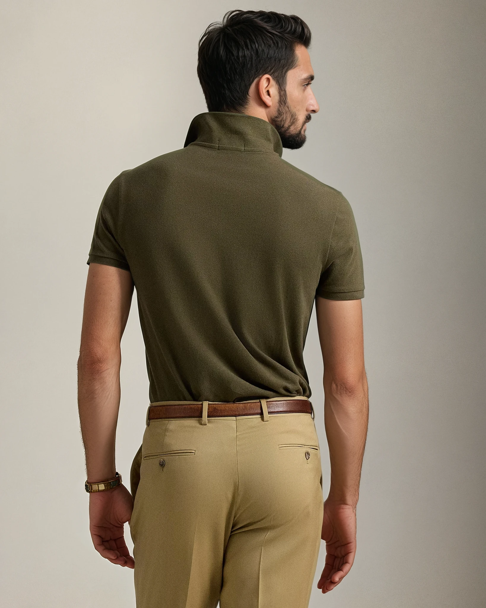 The Iconic Royce Polo - Moss Olive