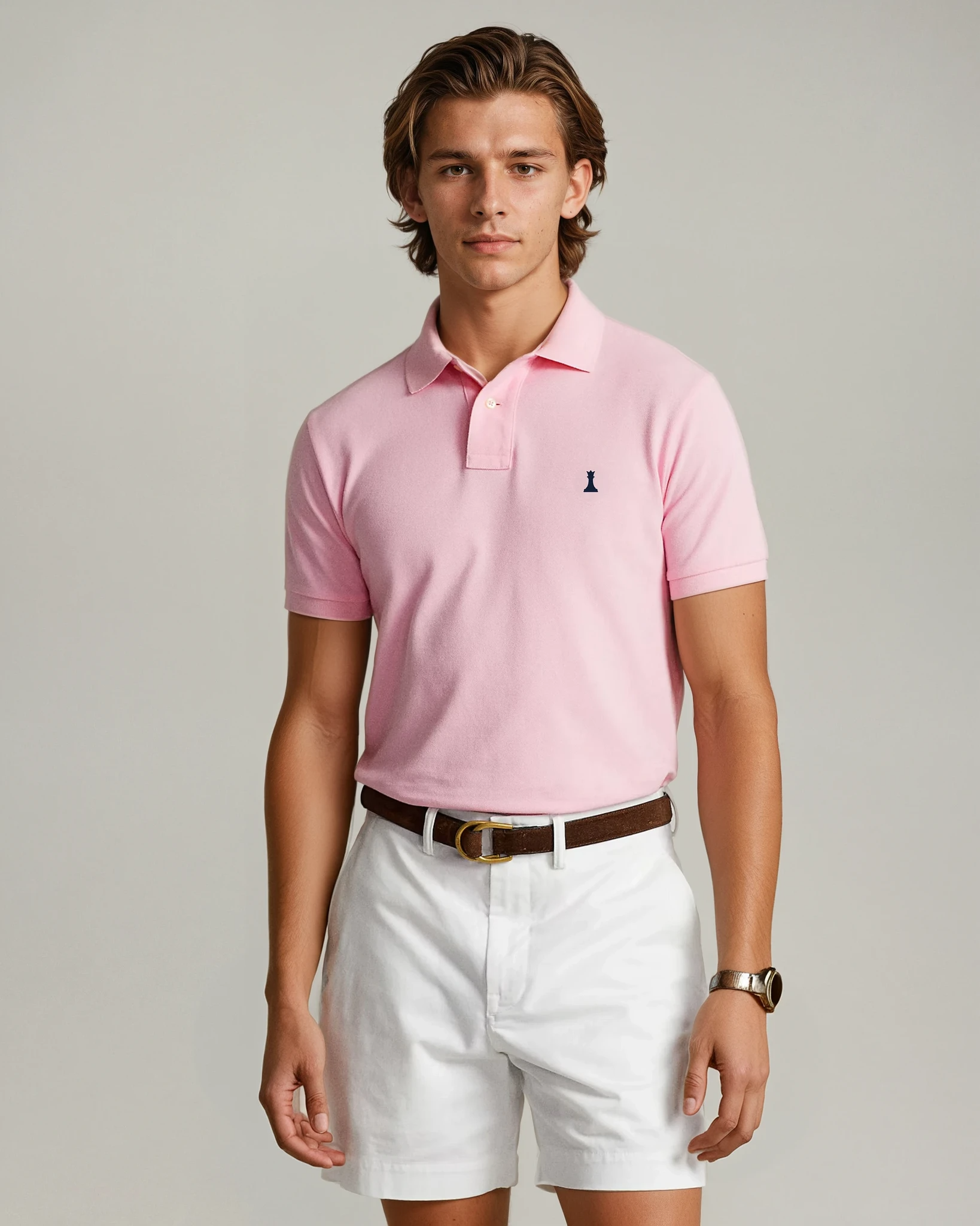 The Iconic Royce Polo - Blush Pink