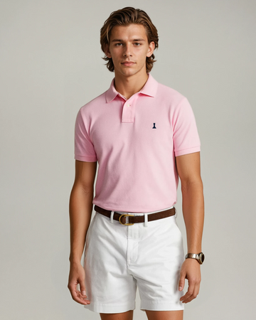 The Iconic Royce Polo - Blush Pink
