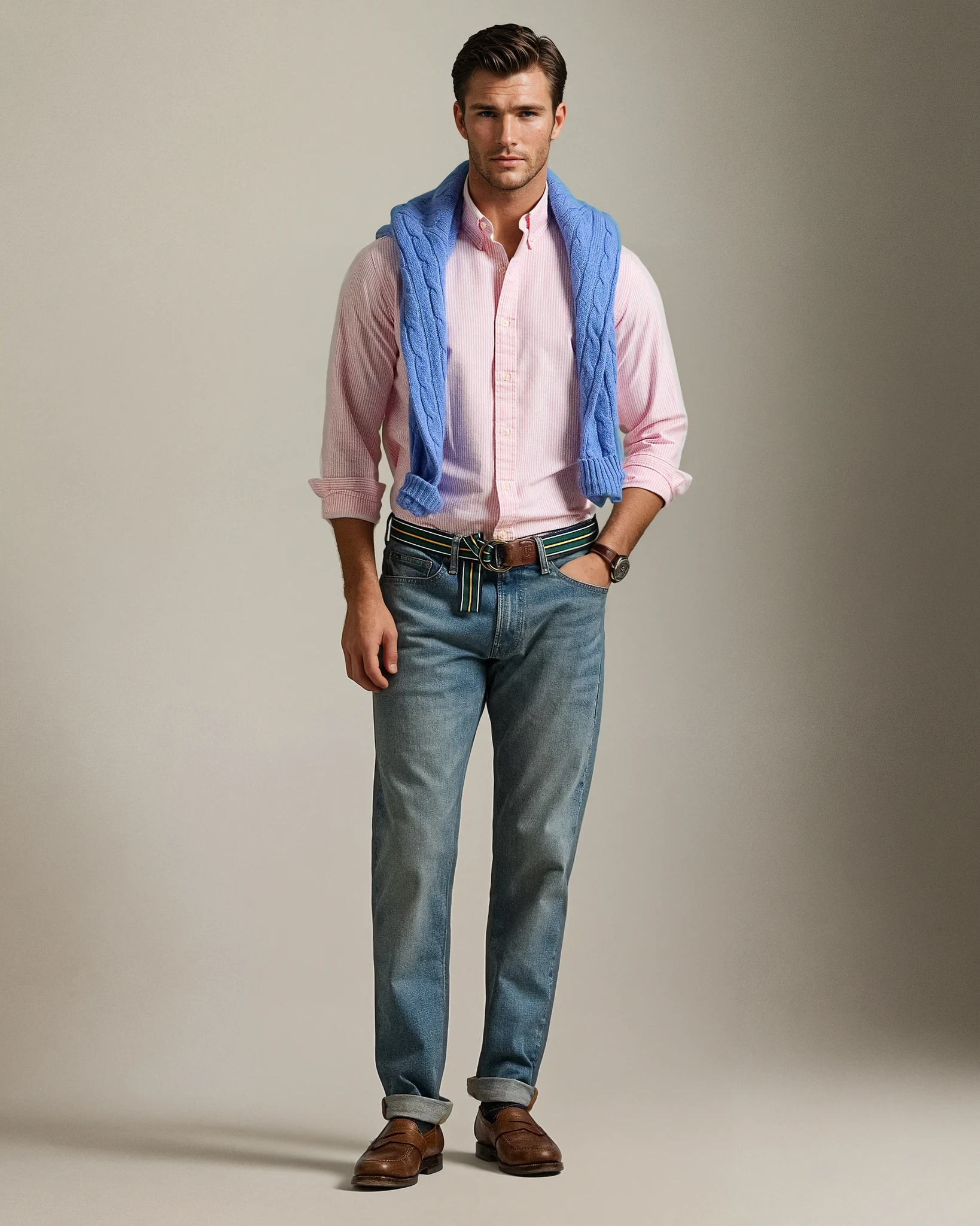 The Iconic Oxford Stripes- Pink Stripes