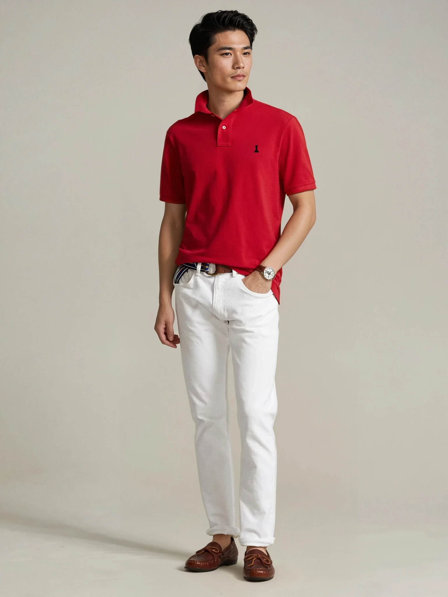The Iconic Royce Polo - Flare Red