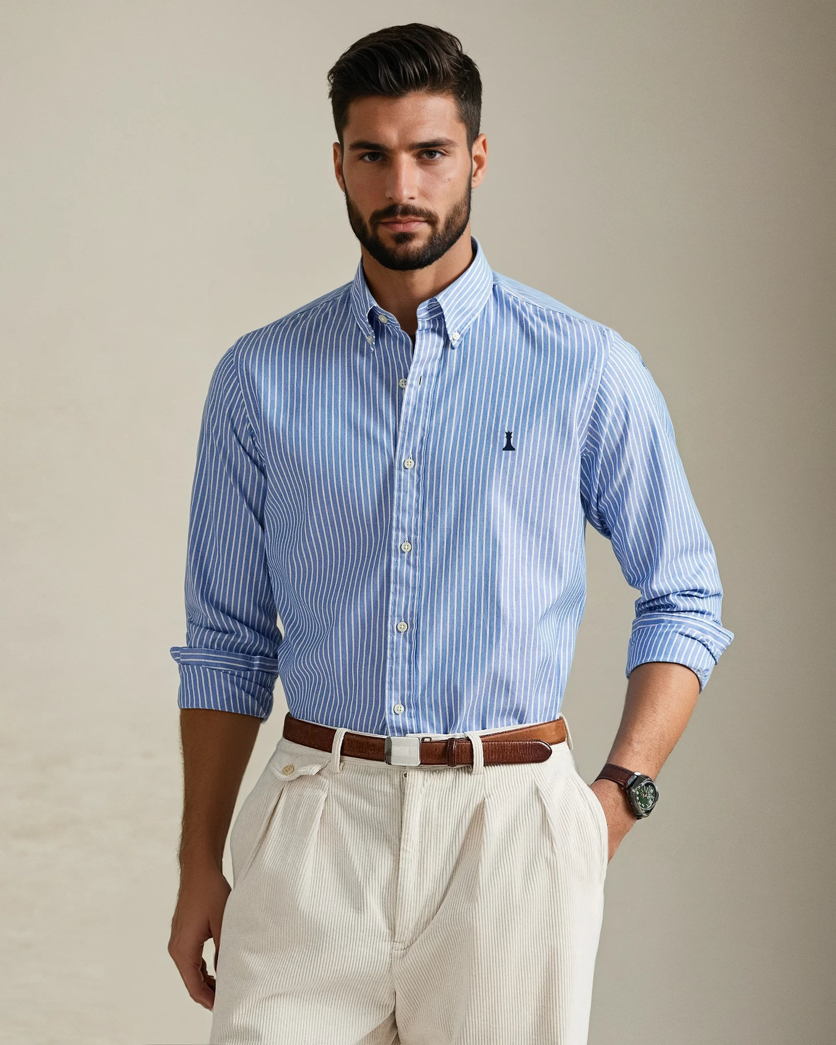 The Iconic Oxford Stripes - Blue Stripes