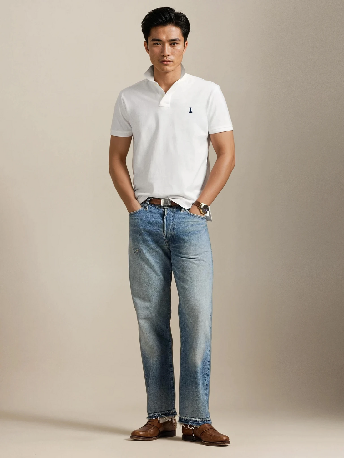 The Iconic Royce Polo - Alpine White
